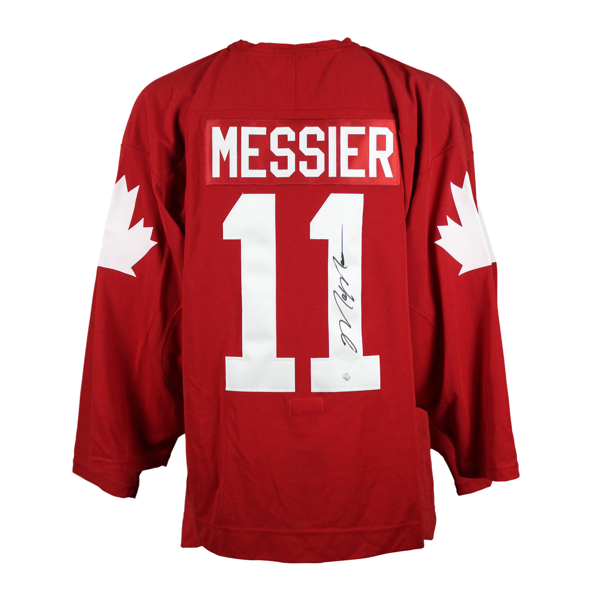 Mark Messier Signed Team Canada 1987 Canada Cup Red Replica Jersey