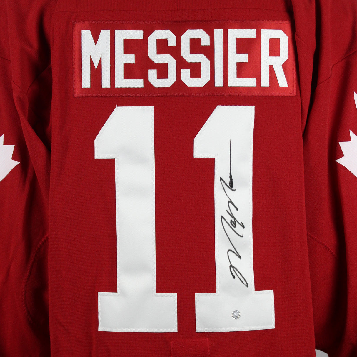 Mark Messier Signed Team Canada 1987 Canada Cup Red Replica Jersey