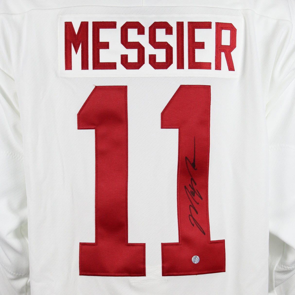 Mark Messier Signed Team Canada 1987 Canada Cup White Replica Jersey - Frameworth Sports Canada 