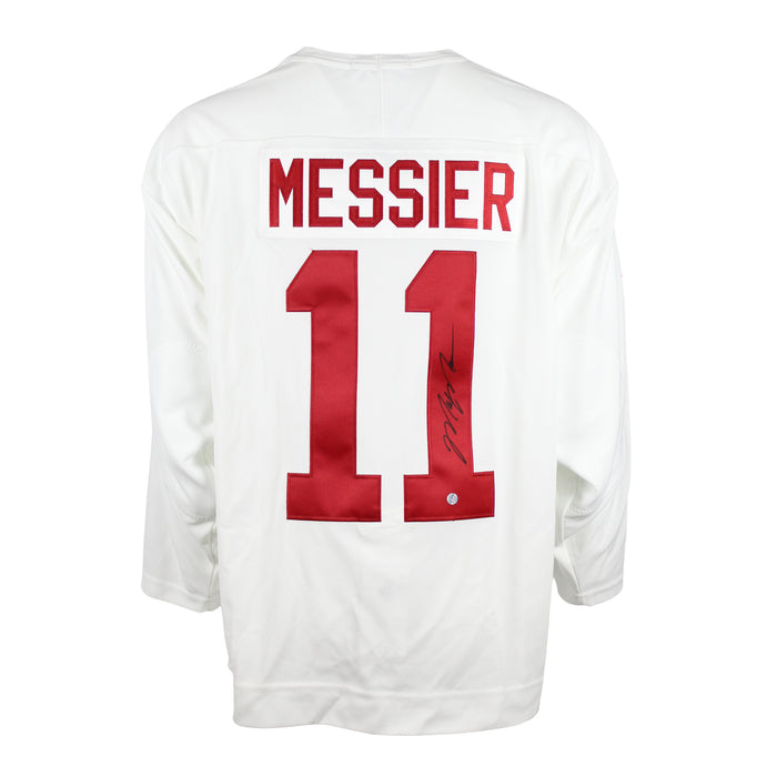 Mark Messier Signed Team Canada 1987 Canada Cup White Replica Jersey