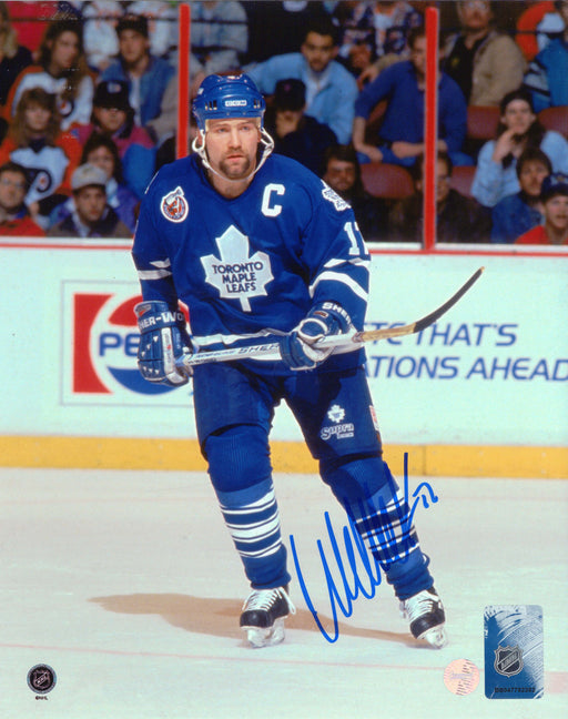 Wendel Clark Toronto Maple Leafs Signed 8x10 Action Photo - Frameworth Sports Canada 