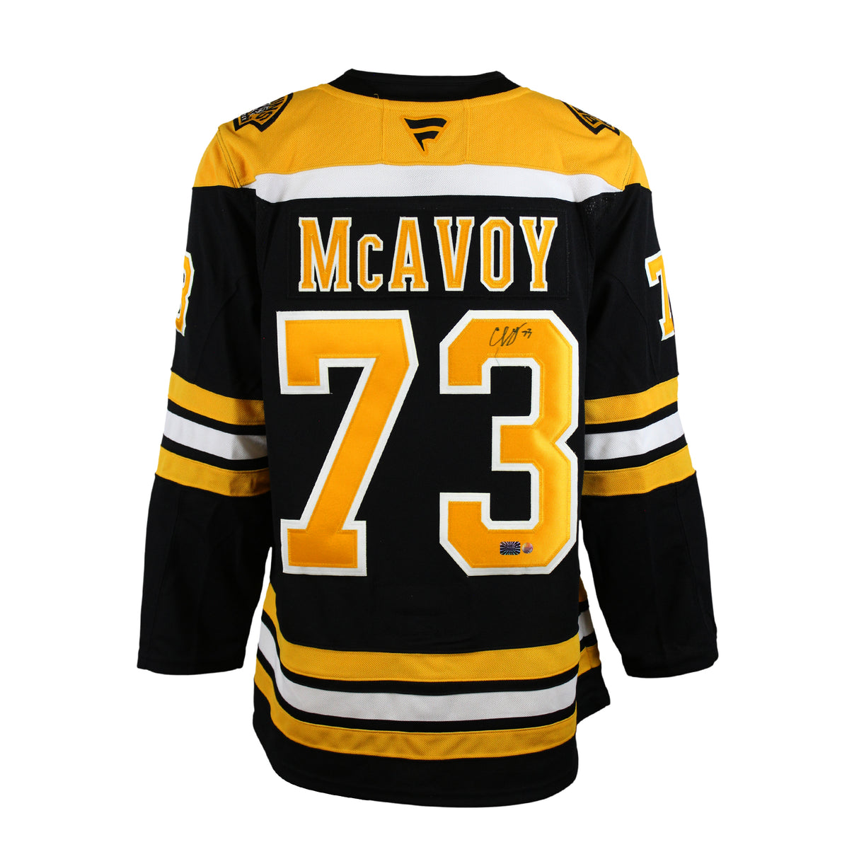 Charlie McAvoy Signed Jersey Bruins Black Fanatics Premium