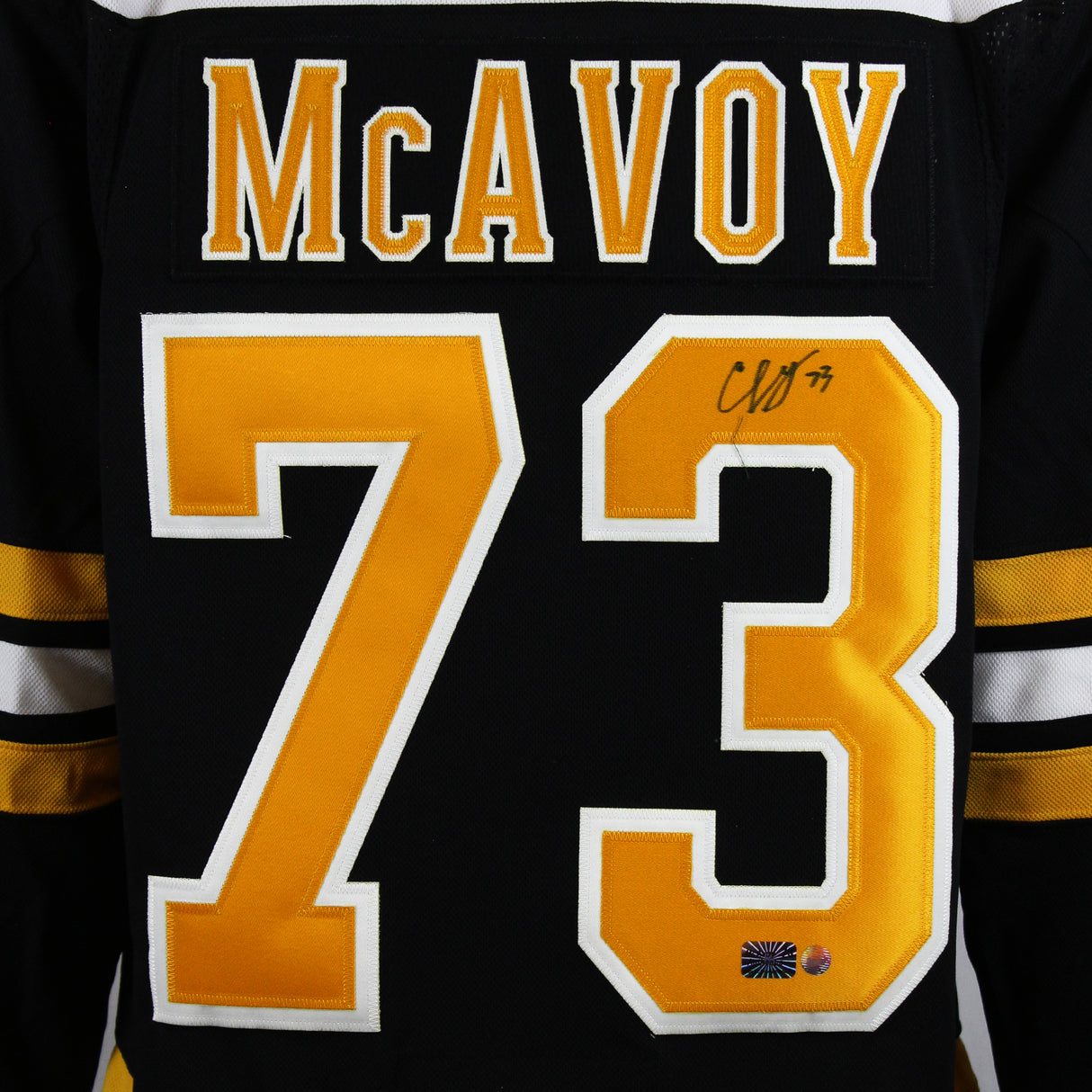 Charlie McAvoy Signed Jersey Bruins Black Fanatics Premium