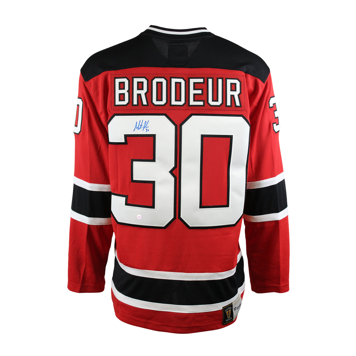 Martin Brodeur Signed Jersey New Jersey Devils Fanatics Vintage - Frameworth Sports Canada 