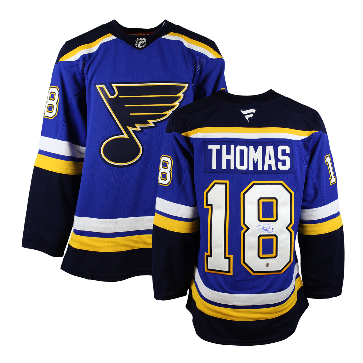 Robert Thomas Signed Jersey St Louis Blues 2024 Fanatics Premium