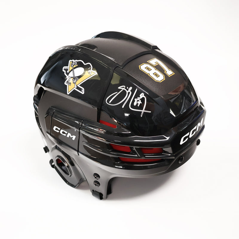 Sidney Crosby Signed Pittsburgh Penguins Black CCM Helmet