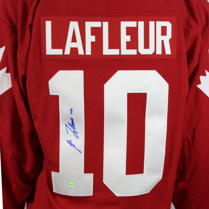 Guy Lafleur Signed Team Canada 1976 Replica Red Jersey