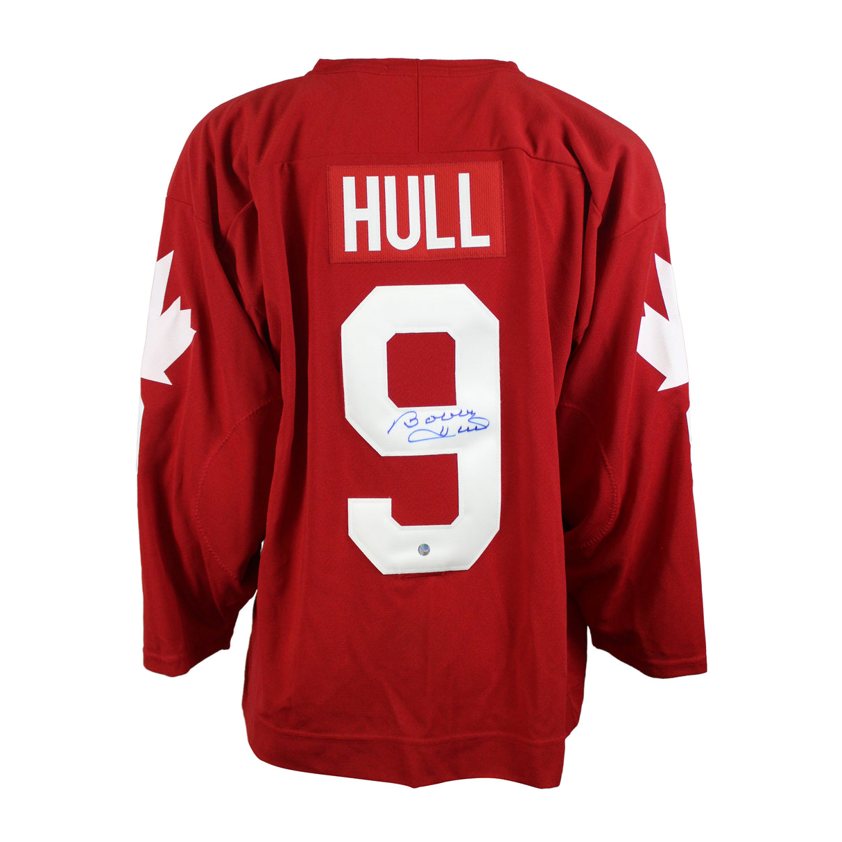 Bobby Hull Signed Signed Jersey Team Canada 1976 Replica Red