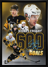 Sidney Crosby Signed Framed 20x29 Canvas 600 Goals Collage (Limited Edition of 87)