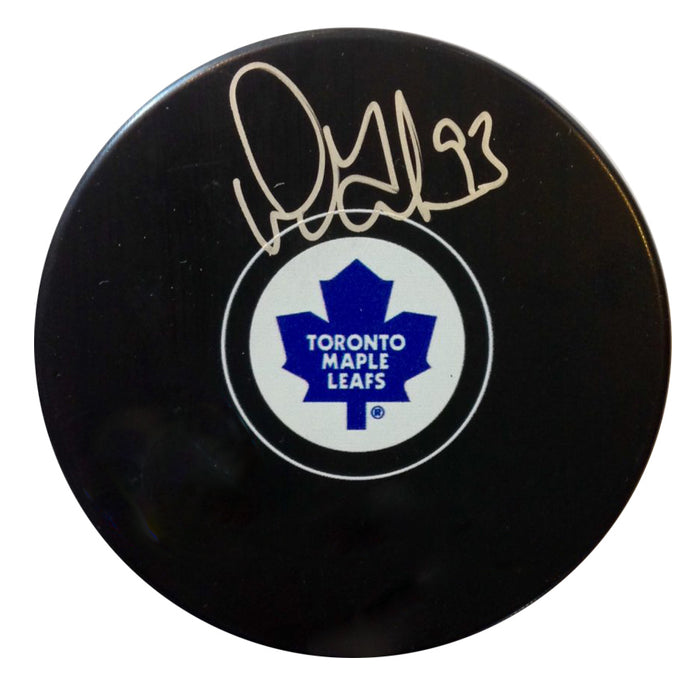 Doug Gilmour Signed Toronto Maple Leafs Puck