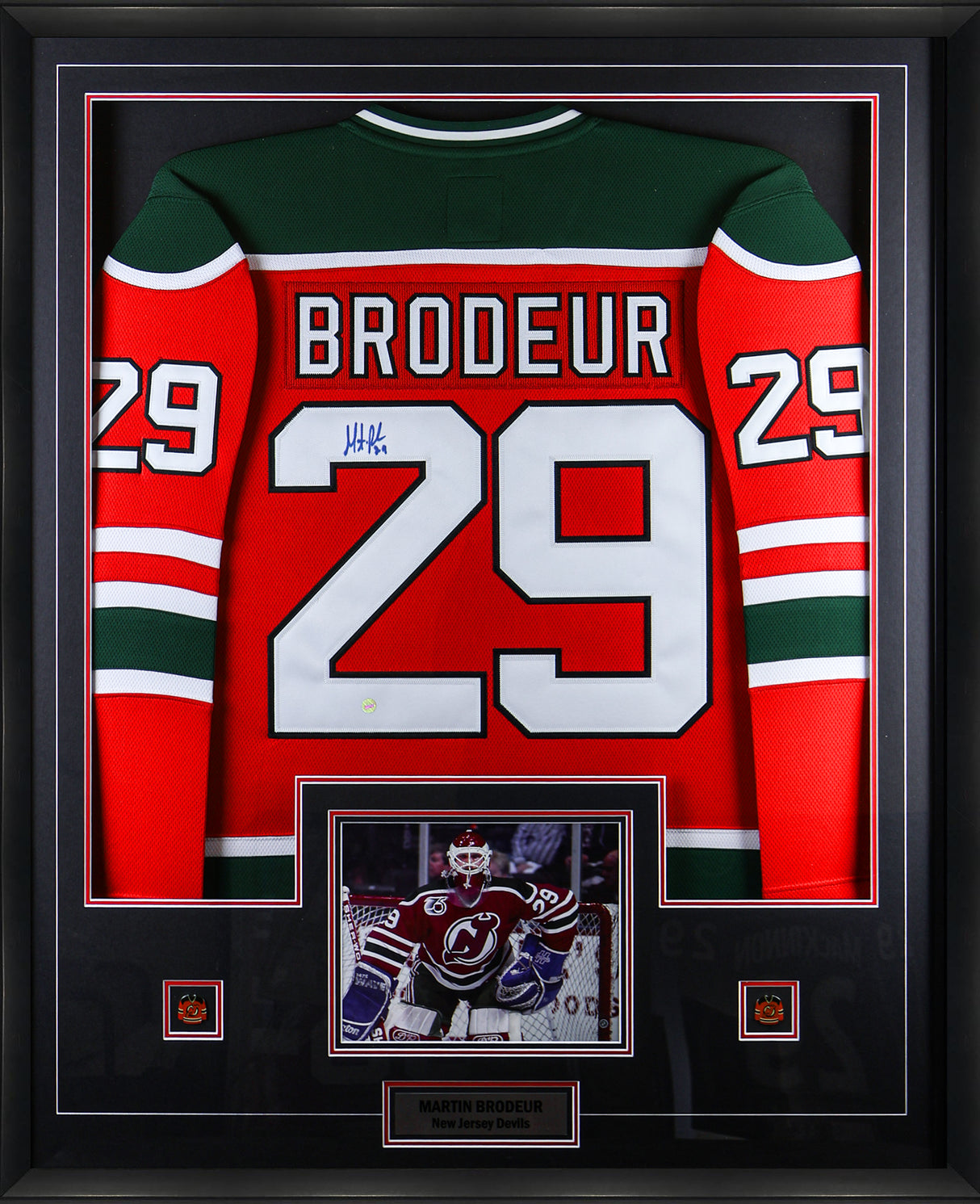 Martin Brodeur Signed Framed Jersey New Framed Jersey Devils Rookie Fanatics Vintage - Frameworth Sports Canada 