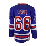 Jaromir Jagr Signed Jersey New York Rangers Fanatics Blue Vintage - Frameworth Sports Canada 