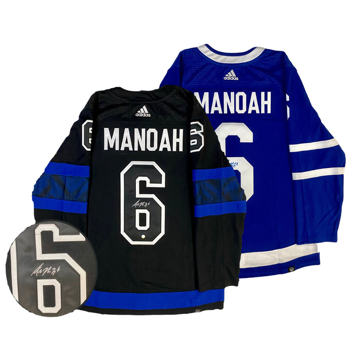 Alek Manoah Signed Toronto Maple Leafs Blue Adidas Jersey Bundle