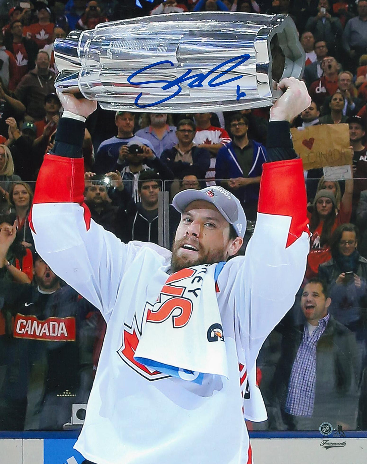 Shea Weber Signed 8x10 Team Canada World Cup-V - Frameworth Sports Canada 