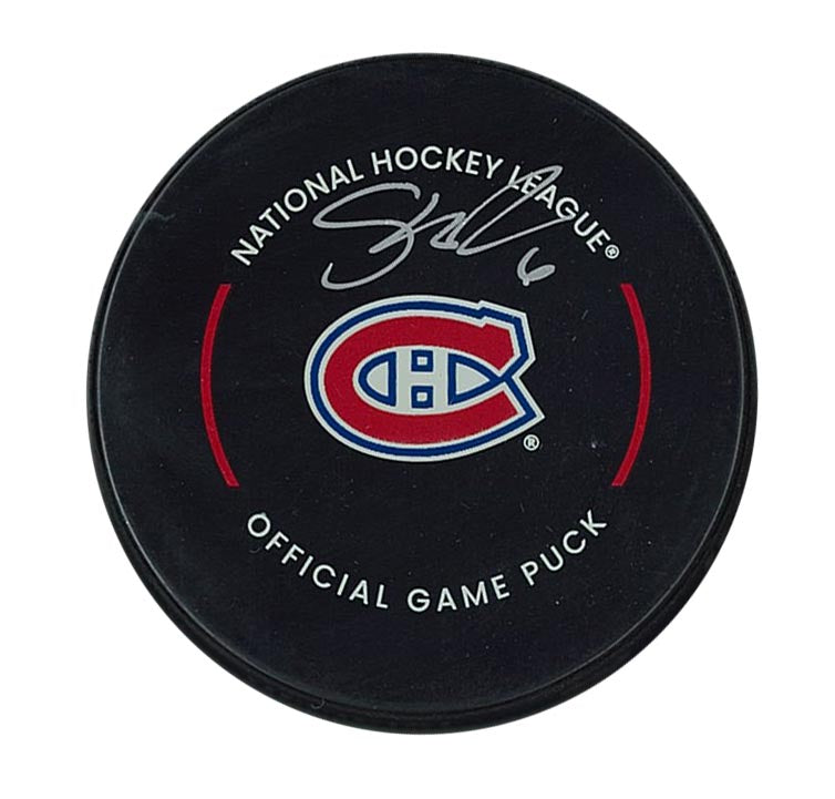 Shea Weber Signed Puck Montreal Canadiens Official Game Puck - Frameworth Sports Canada 