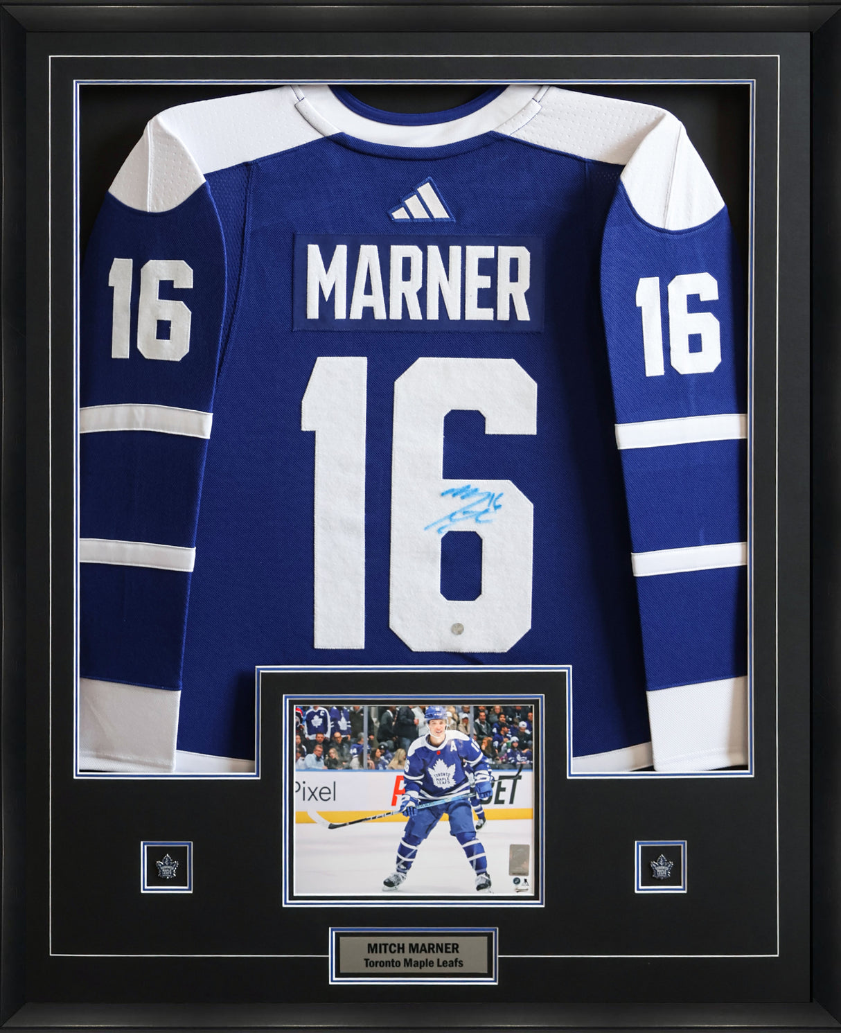 Mitch Marner Signed Framed Jersey Leafs 2022 Reverse Retro