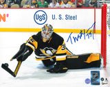 Tristan Jarry Signed 8x10 Penguins Stick Save-H - Frameworth Sports Canada 