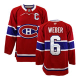 Shea Weber Signed Jersey Montreal Canadiens Red Fanatics Premium