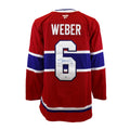 Shea Weber Signed Jersey Montreal Canadiens Red Fanatics Premium - Frameworth Sports Canada 