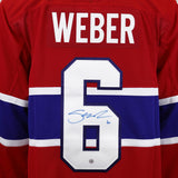 Shea Weber Signed Jersey Montreal Canadiens Red Fanatics Premium