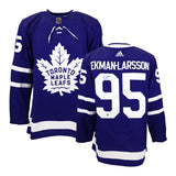 Oliver Ekman-Larsson Signed Jersey Toronto Maple Leafs Blue Adidas Auth.
