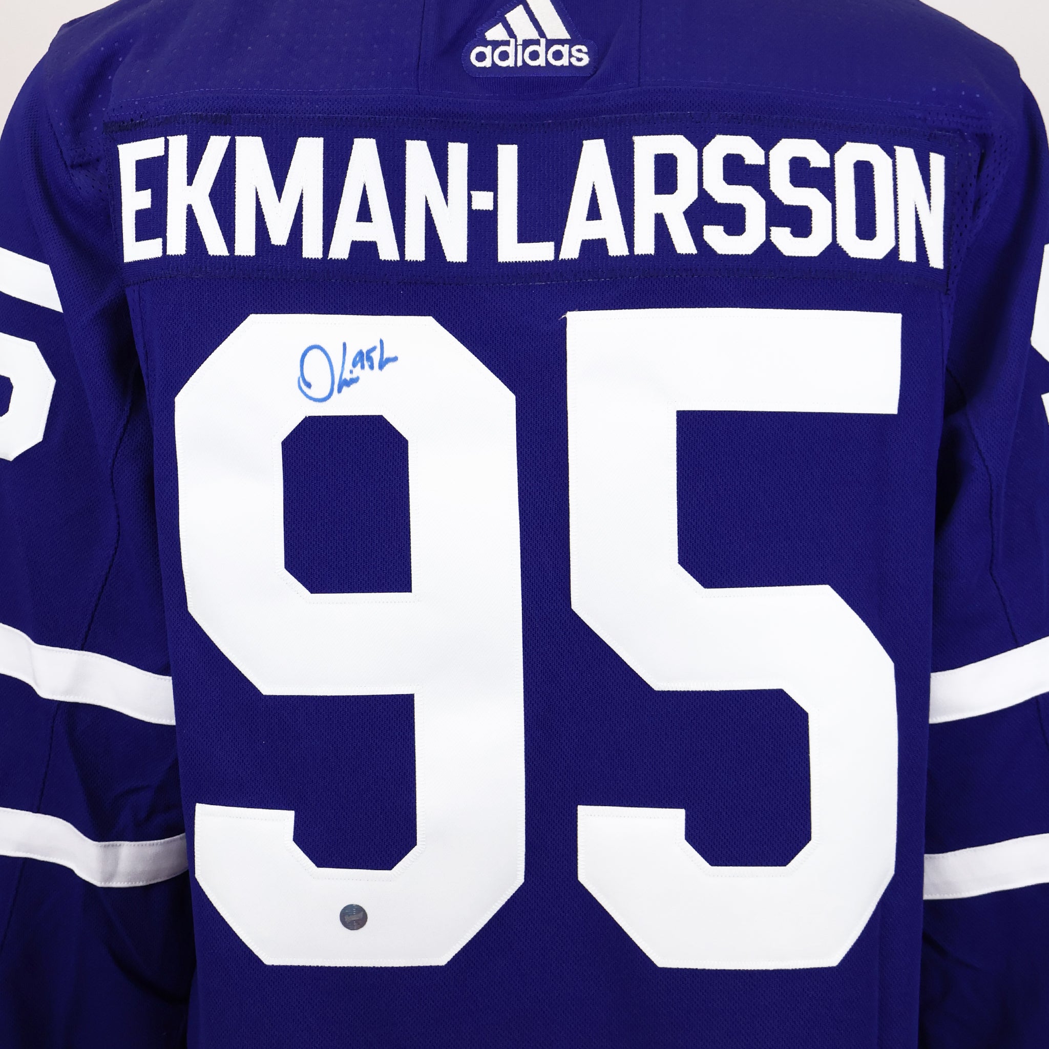Oliver Ekman-Larsson Signed Jersey Toronto Maple Leafs Blue Adidas