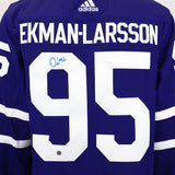 Oliver Ekman-Larsson Signed Jersey Toronto Maple Leafs Blue Adidas Auth.