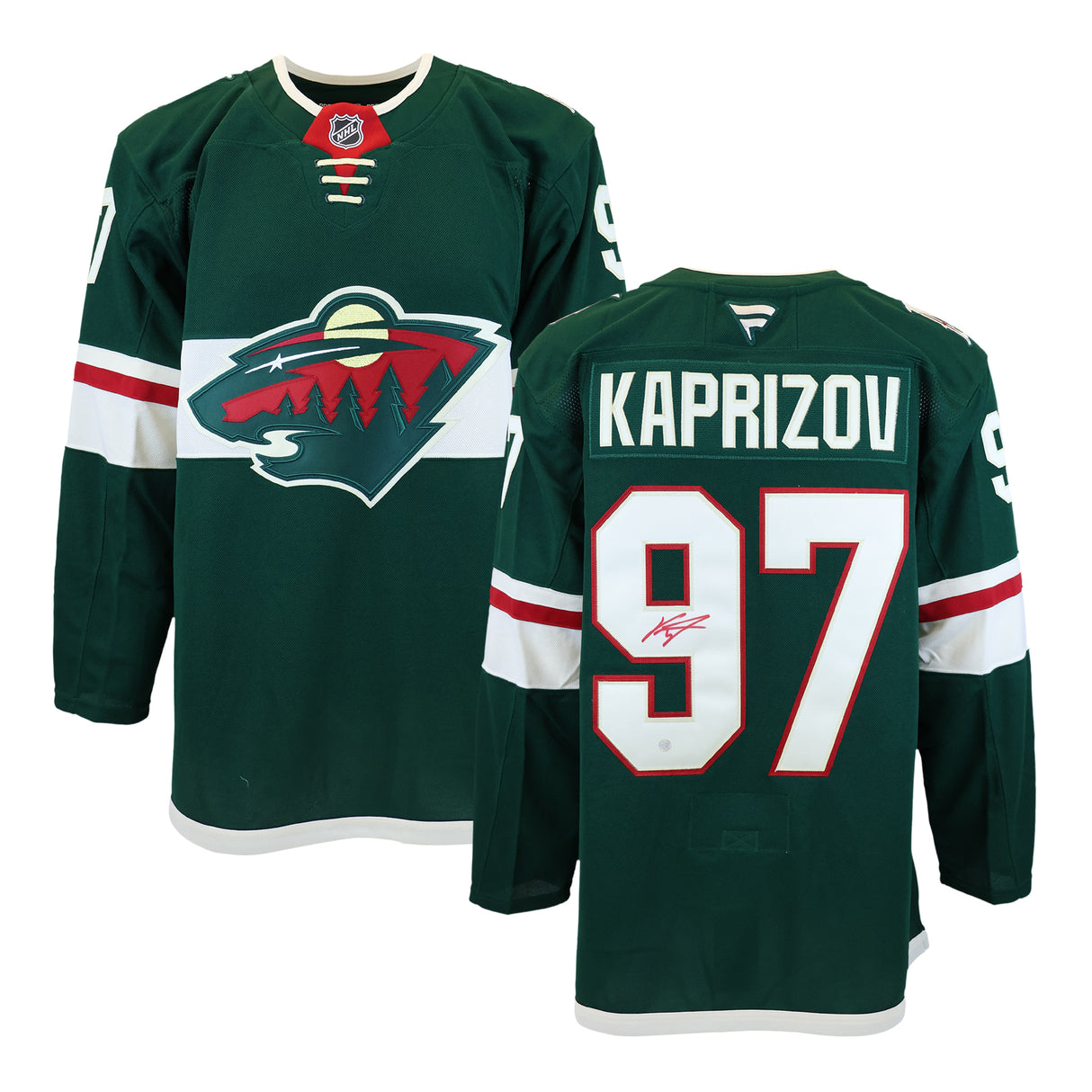 Kirill Kaprizov Signed Jersey Minnesota Wild Green 2024 Fanatics Premium