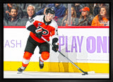 Matvei Michkov 20x29 Framed Canvas Philadelphia Flyers - Frameworth Sports Canada 