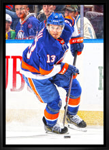 Mathew Barzal 20x29 Framed Canvas New York Islanders