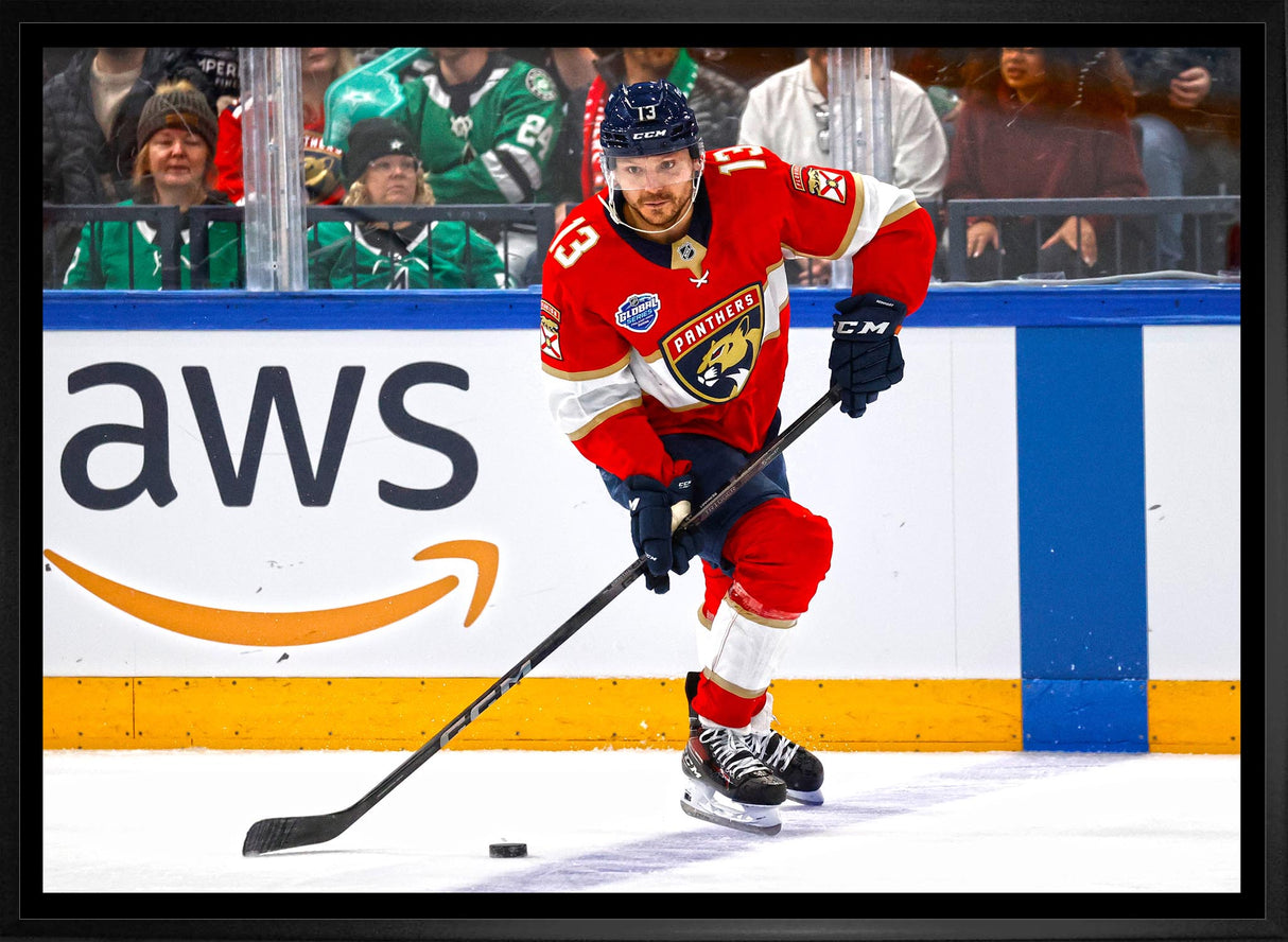 Sam Reinhart 20x29 Framed Canvas Florida Panthers
