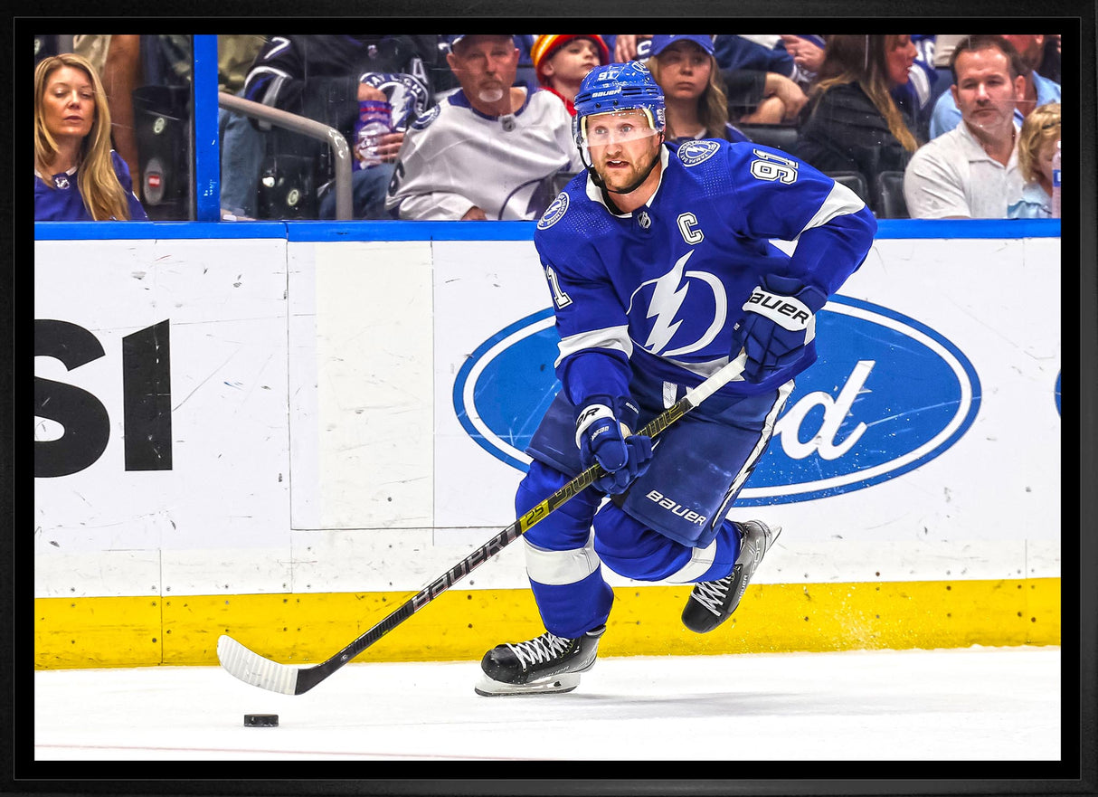Steven Stamkos 20x29 Framed Canvas Tampa Bay Lightning