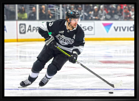 Adrian Kempe 20x29 Framed Canvas Los Angeles Kings - Frameworth Sports Canada 