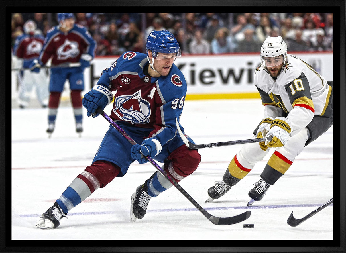 Mikko Rantanen 20x29 Framed Canvas Colorado Avalanche - Frameworth Sports Canada 