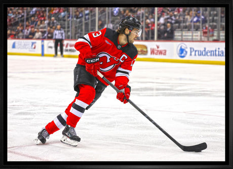 Nico Hischier 20x29 Framed Canvas New Jersey Devils - Frameworth Sports Canada 