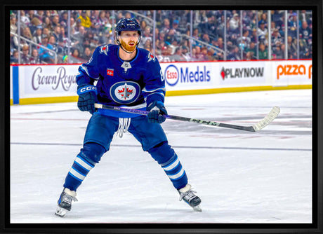 Kyle Connor 20x29 Framed Canvas Winnipeg Jets - Frameworth Sports Canada 