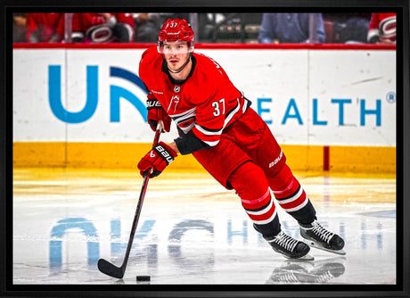 Andrei Svechnikov 20x29 Framed Canvas Carolina Hurricanes - Frameworth Sports Canada 