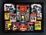 Batman Villains Framed Comic Collage