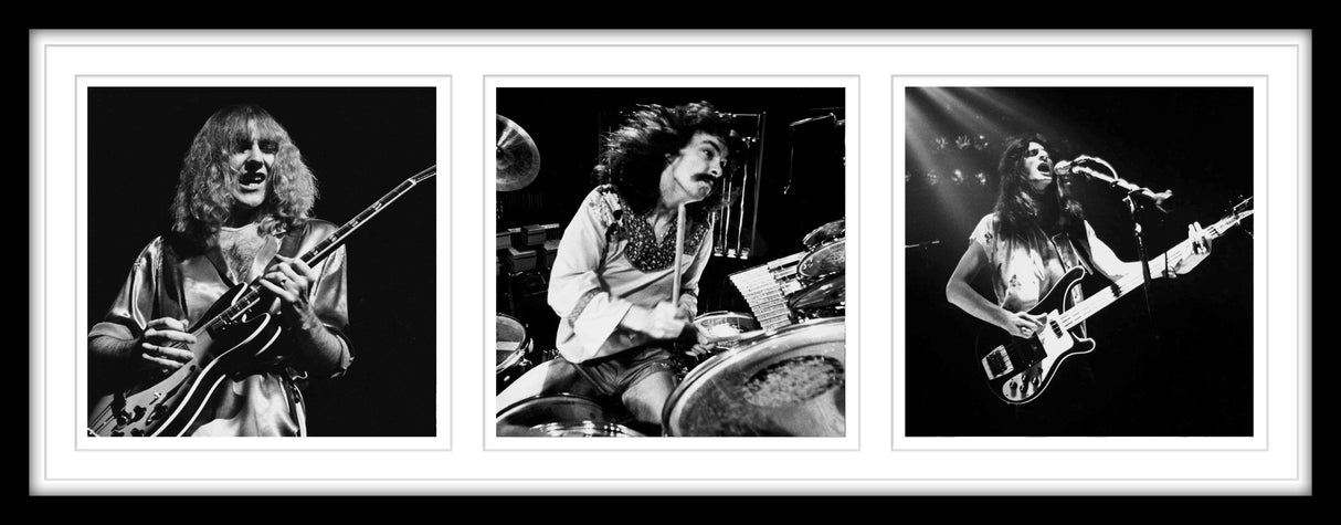 RUSH Framed Triple Black & White Photo Collage