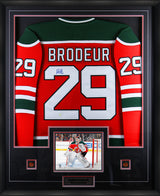 Martin Brodeur Signed Framed Jersey New Framed Jersey Devils Rookie Fanatics Vintage