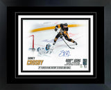 Crosby Signed  Signed 11x14 Framed PhotoGlass 600 Goals (Limited Edition of 16)