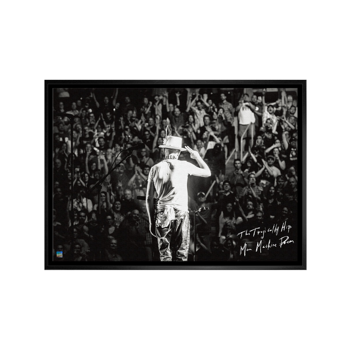 The Tragically Hip Framed 20x29 Gord Downie Salute Canvas