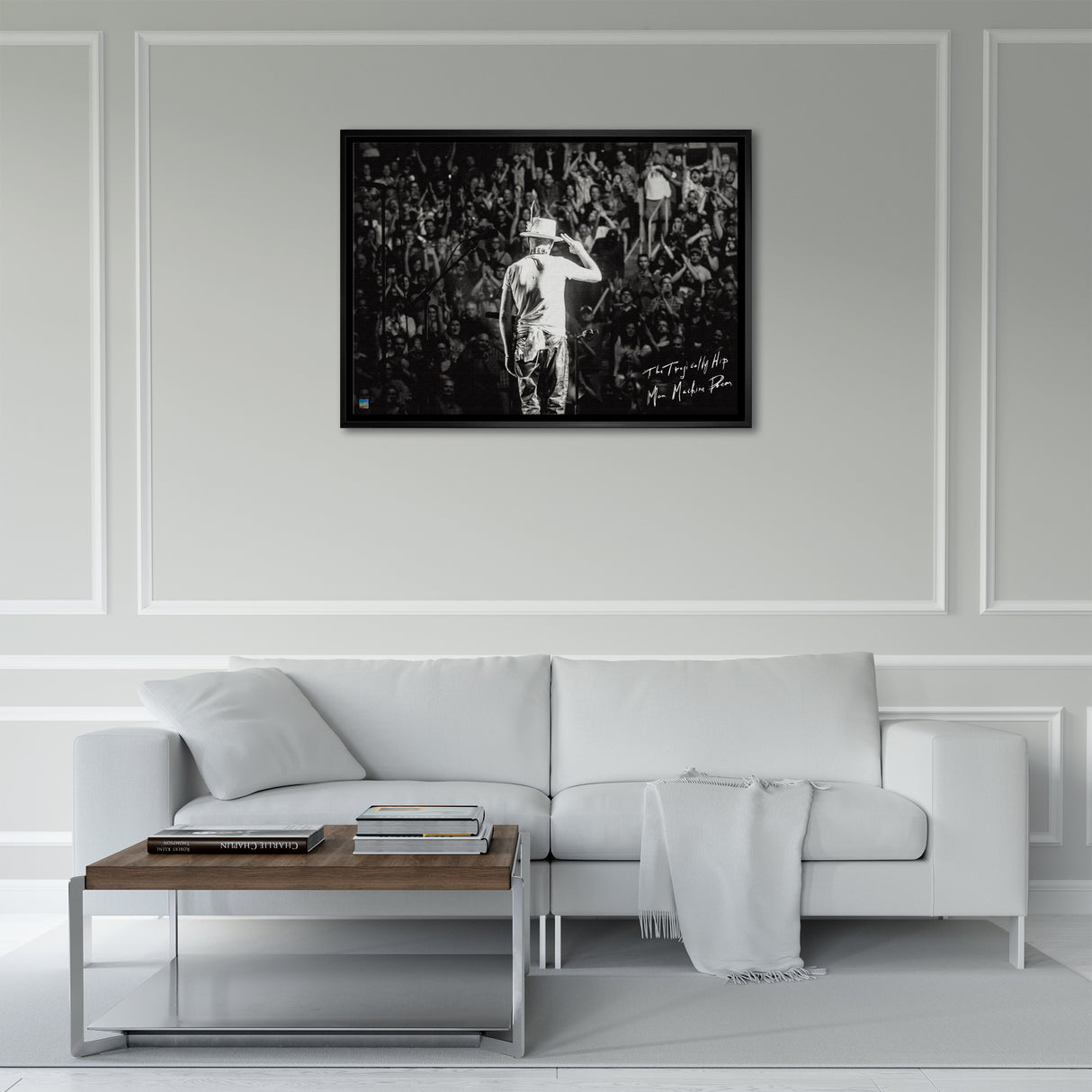 The Tragically Hip Framed 20x29 Gord Downie Salute Canvas