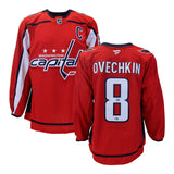 Alex Ovechkin Signed Washington Capitals Red Fanatics Premium Jersey
