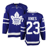 Matthew Knies Signed Toronto Maple Leafs Home Fanatics Premium Jersey