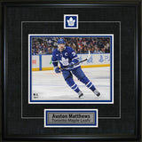 Auston Matthews Framed Pin & Plate Toronto Maple Leafs