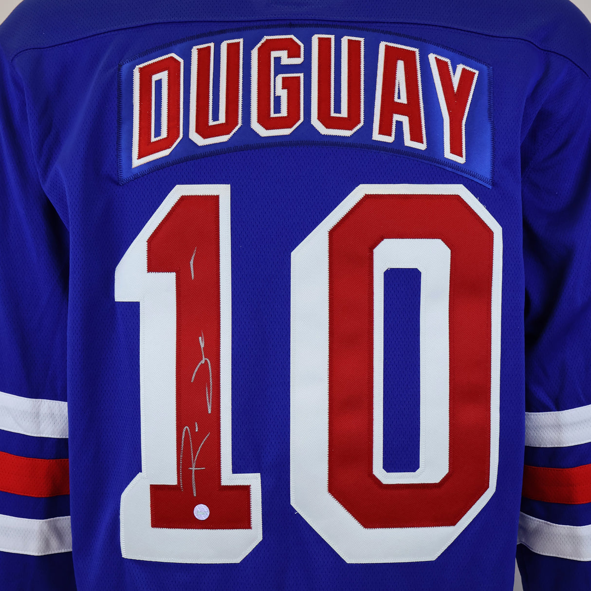 Ron Duguay Signed New York Rangers Fanatics Vintage Jersey