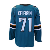 Macklin Celebrini Signed Jersey San Jose Sharks Home Fanatics Breakaway