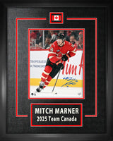 Mitch Marner Signed 8x10 Etched Mat 2025 Four Nations Canada