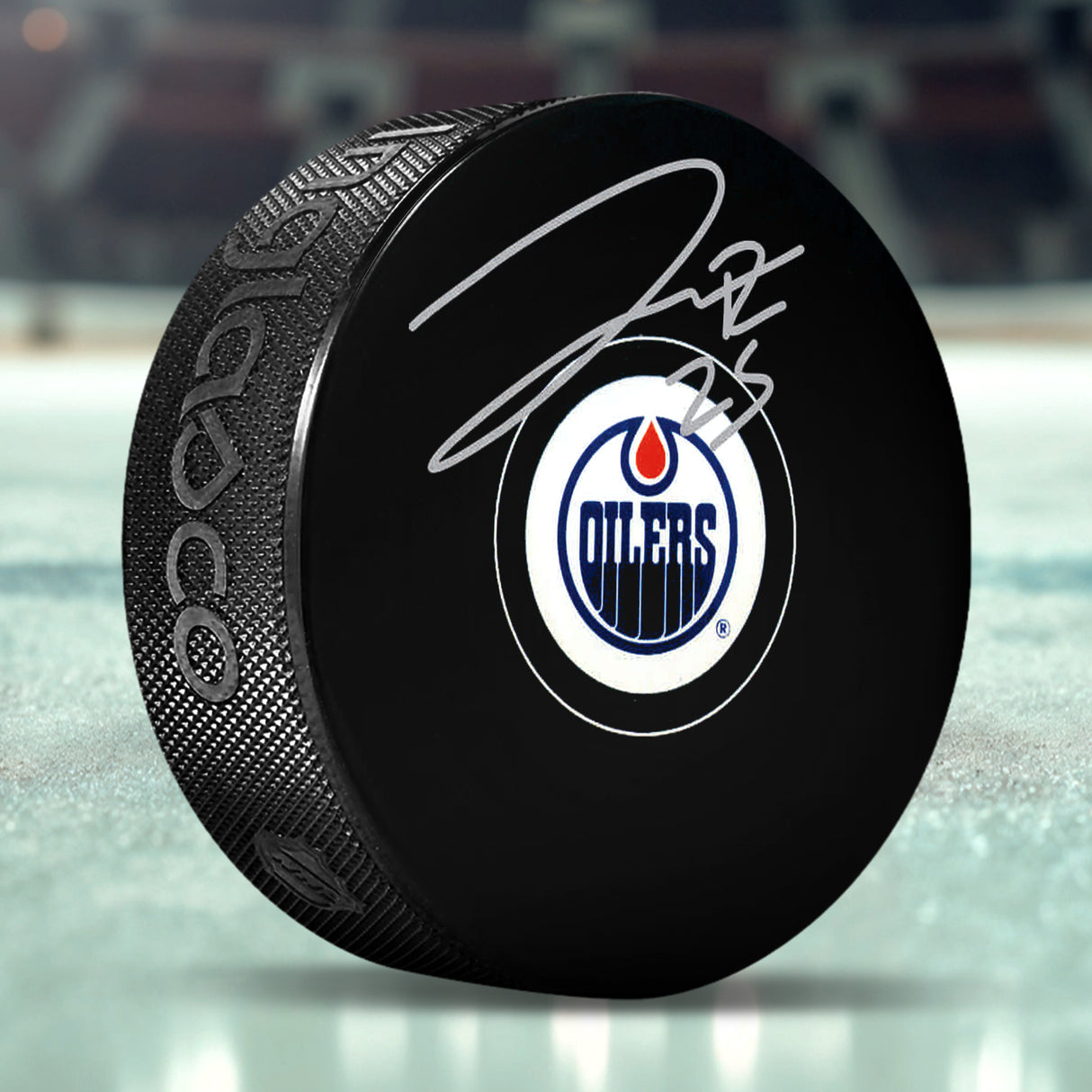 Darnell Nurse Signed Edmonton Oilers Puck
